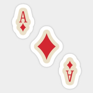 Ace Of Diamonds Sticker